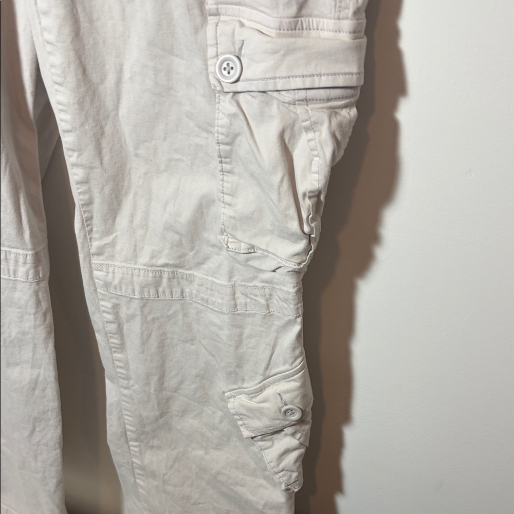 Garage Khaki Cargo Pants- Wide Leg- Y2K - Sz XS - Picture 4 of 7